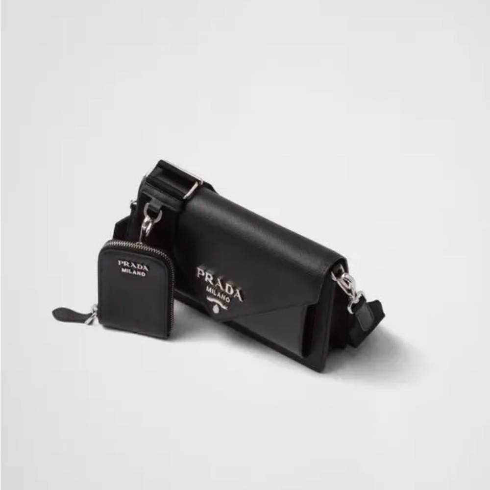 Prada Saffiano Leather Mini Envelope Bag - Picture 2 of 4